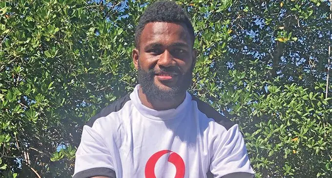 Taniela Tamanivalu after the mangrove planting initiative to celebrate Vodafone’s 25 years in Suva on July 3,2019. Photo: Vodafone Fiji