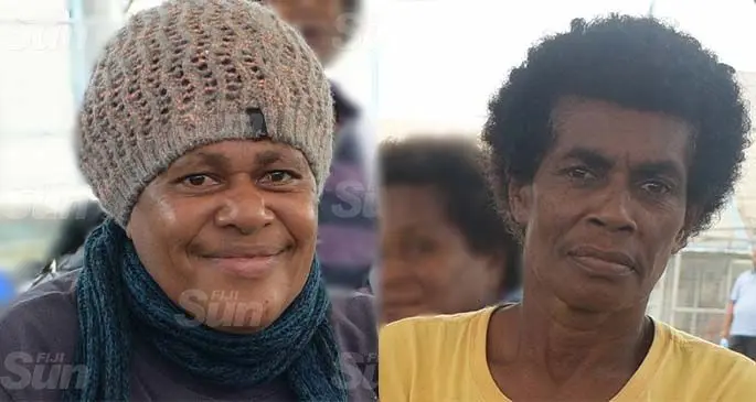 Suva Market vendors, Mereoni Nawaqabau and lisabeta Turuva. Photo: Ronald Kumar