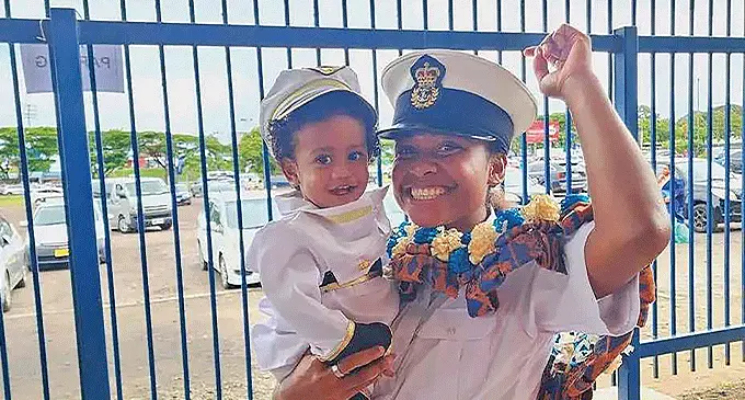 Ko Jiokapeci Tagicakiviti kei na nona ulumatua ko Rupeni ni oti mai na nona ciqoma nai ivola ni vuli kavetani ni waqa se na (Diploma in Nautical Science) mai na Fiji National University ena macawa sa oti