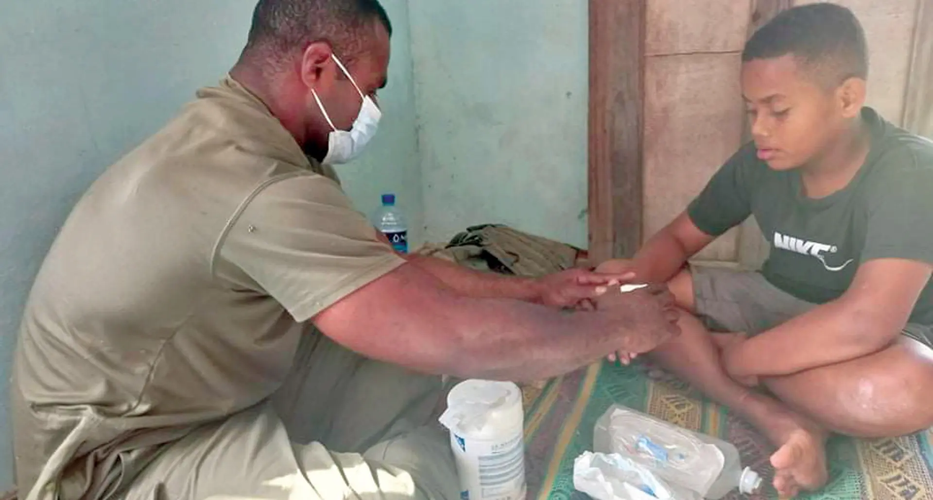 Republic of Fiji Military Forces personnel have also been making sacrifices of their own in the Ministry of Health and Medical Services-led national COVID-19 operations on the frontline. Photos: RFMF Media Cell