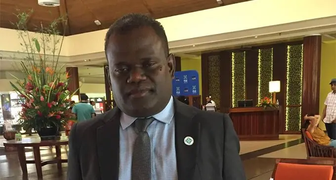 Solomon Islands alternate governor to the ADB board and Solomon Islands Permanent secretary for Finance Mckinnie Dentana. Photo: Lusiana Tuimaisala 