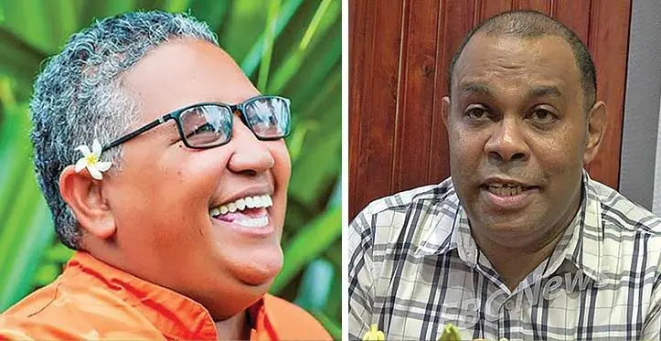 Lavenia Kaumaitotoya and Mesake Nawari.