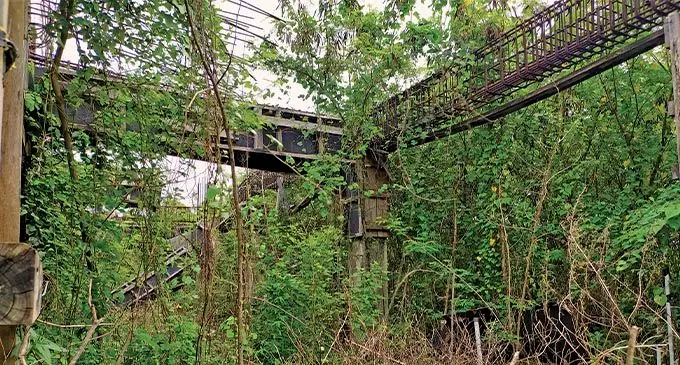 What's left of the incomplete Fiji National University Labasa campus project. Photo: Ivamera Nataro