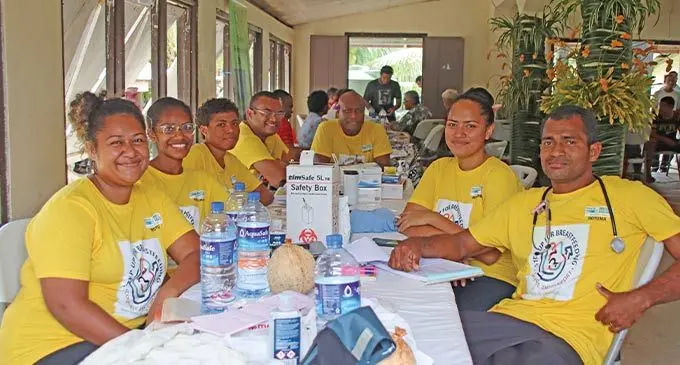 Medical staff based in Rotuma who were part of the REACH programme on the island. Photo: Josefa Babitu.