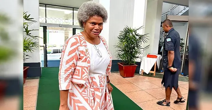 Deputy Speaker and Assistant Minister for Housing and Local Government, Lenora Qereqeretabua.