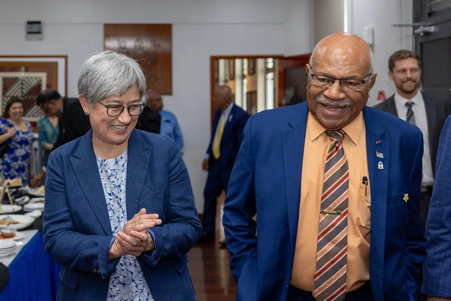 'Come to the Pacific': Minister Wong joins Rabuka's climate appeal