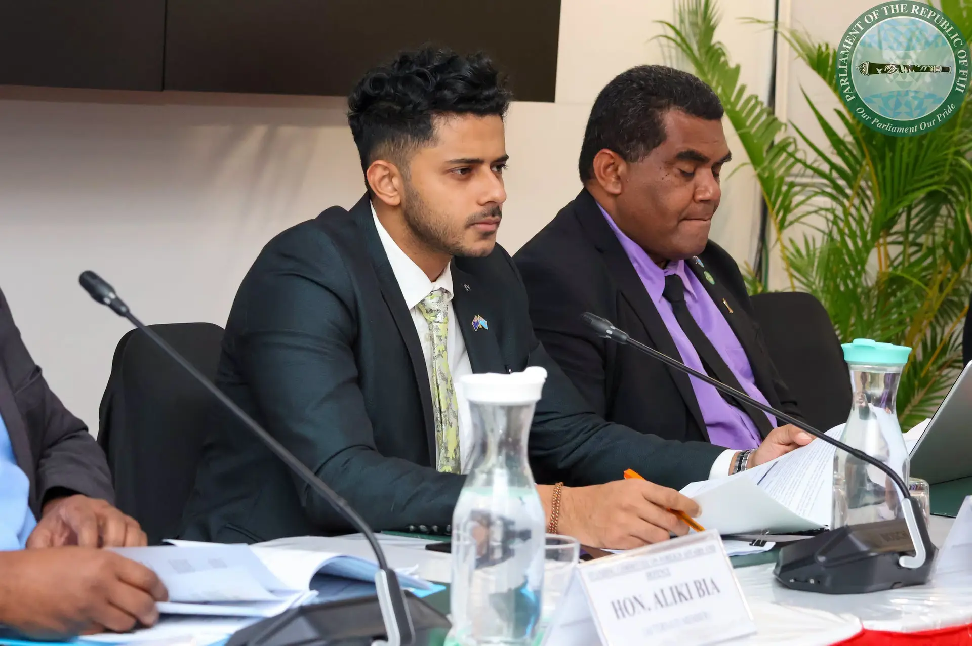 Deputy chair of the Standing Committee on Foreign Affairs and Defence and Opposition Member of Parliament Rinesh Sharma.jpg