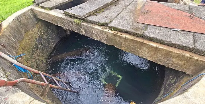 The well at the Savura Pumping Station that stores raw water before it’s pumped to the Tamavua Water Treatment Plant. It was built in 1942. Photo: Ivamere Nataro