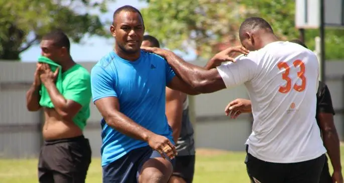 Fijian Latui loose forward Eremasi Radrodro during training at Bidesi Park, Suva on February 7, 2020. Photo: FRU Media