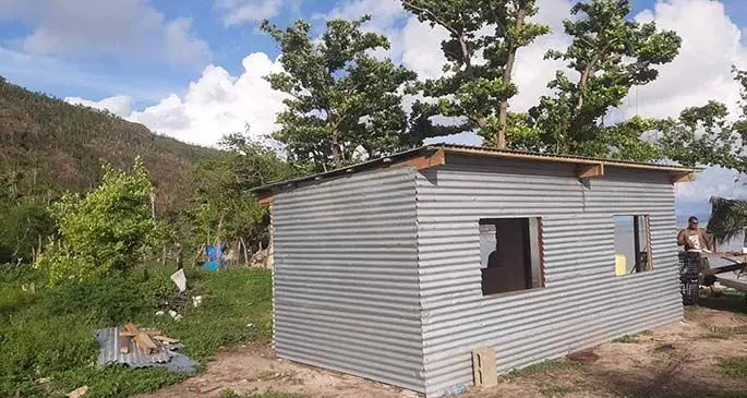The new house for the elderly couple. Photo: Bryan Wale