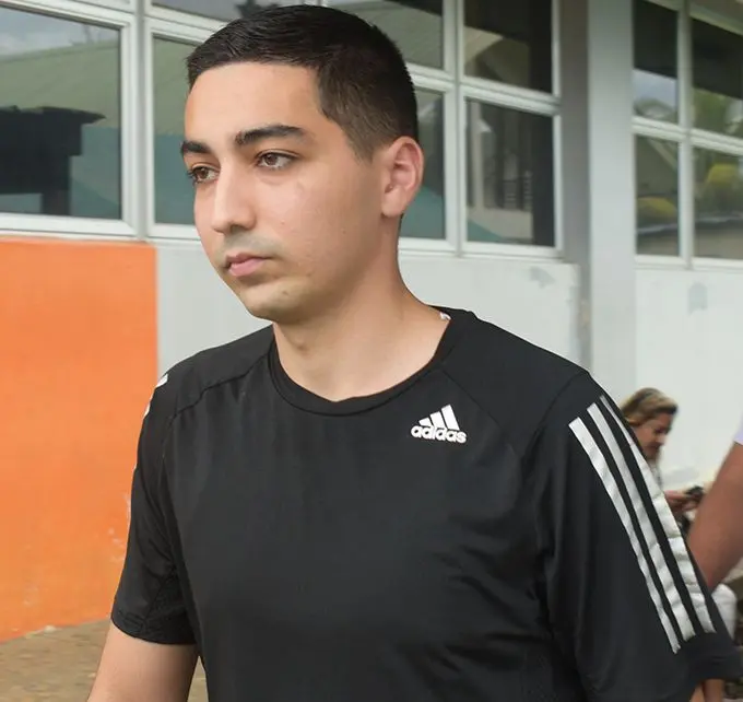 Canadian national Joshua Aziz Rahman who was allegedly found in possession of 39.5 kilograms of illicit drugs, namely cocaine.   Photo: Simione Haravanua.  