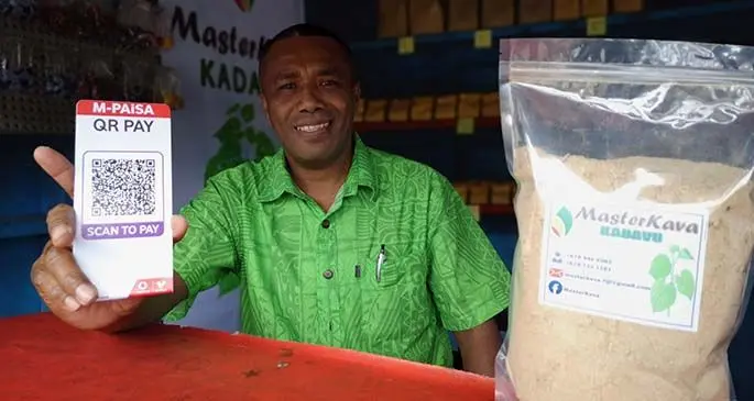 Master Kava managing director Eroni Tukana.