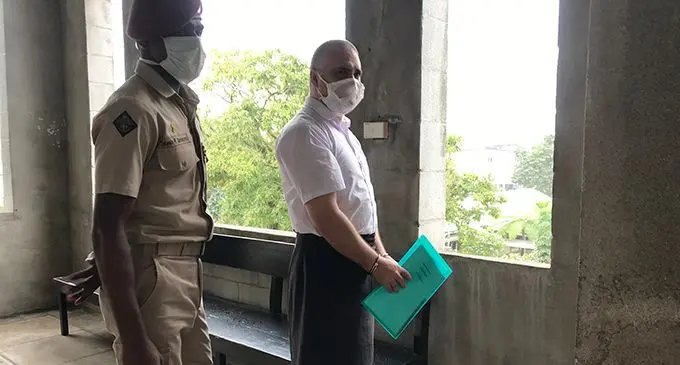 John Geoffery Nikolic (right) outside the Fiji Court of Appeal in Suva on July 7, 2020. Photo: Ashna Kumar