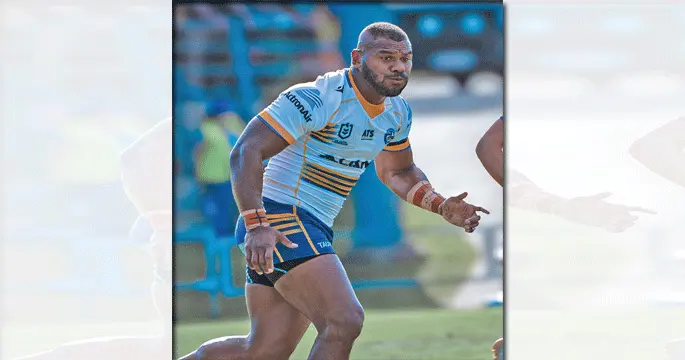 Fiji rugby league winger Maika Sivo plays for Parramatta Eels. Sivo, is regarded as one of NRL.:s super stars. Photo: Eels