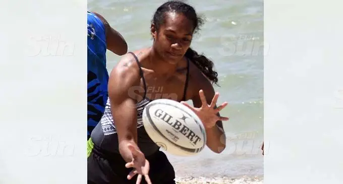 Fiji Airways Fijiana 7s player and Olympic Games hopeful Mereseini Leivere during a training session with the Fijiana 7s team. Photo: Waisea Nasokia