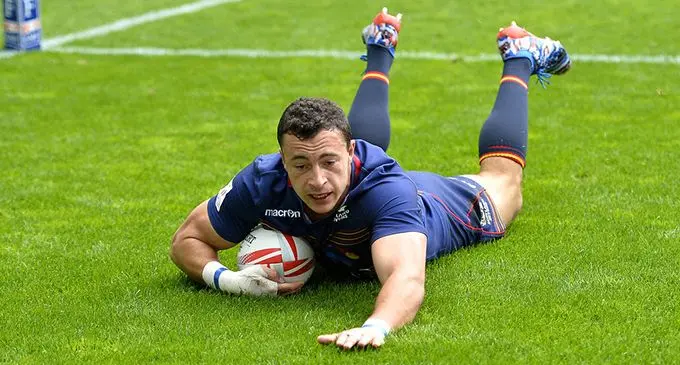Scotland ‘s Jamie Farndale is among the five key players that will be returning to the USA 7s in Las Vegas this weekend. They face the Fiji Airways Fijian 7s team, Australia and Wales during pool play. Photo: Zimbio 