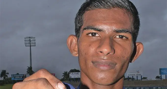 Yeshnil Karan of Tavua College caused the biggest upset by winning the the 1500 metres senior boys final from Petero Veitaqomaki of Marist Brothers at the ANZ Stadium, Suva on April 16, 2019. Photo: Ronald Kumar.