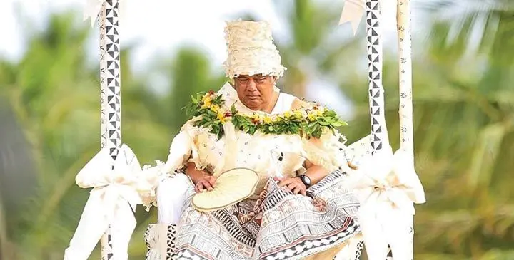 The T ui Nayau, Ratu Tevita Kapaiwai Lutunauga Uluilakeba Mara, at Narocivo Village, in Nayau, Lau, on July 8, 2025. Photo: Mai TV