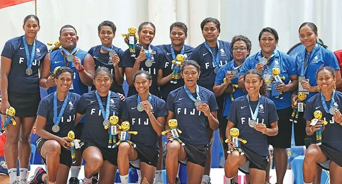 Fiji Pearls were silver medallist at the 2023 Pacific Games in Honiara, Solomon Islands. Photo: Sereana Salalo 