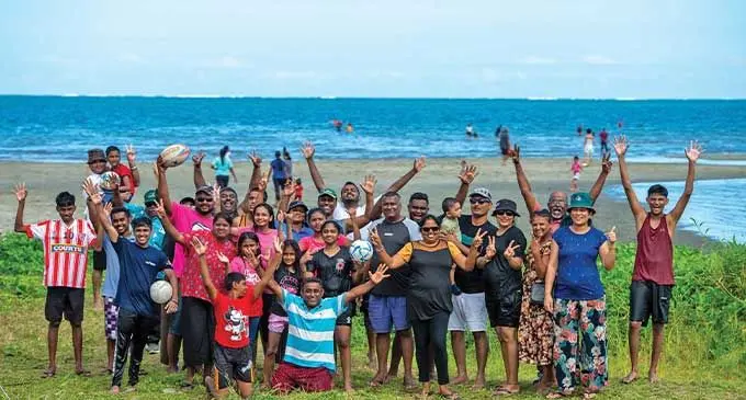 Members of the Kalabu Jyoti Assembles of God enjoying their Prophet Muhammad public holiday at the Nasese foreshore on September 16, 2024. Photo: Leon Lord