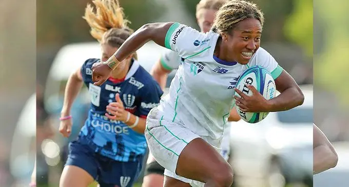 Rooster Chicken Fijiana Drua winger Kolora Lomani