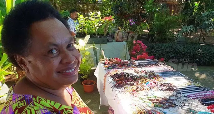 Sereana Tuisau Qoro at the First Landing Resort Fiji in Vuda, Lautoka during the Vuda Beach Market on July 25, 2020. Photo: Nicolette Chambers