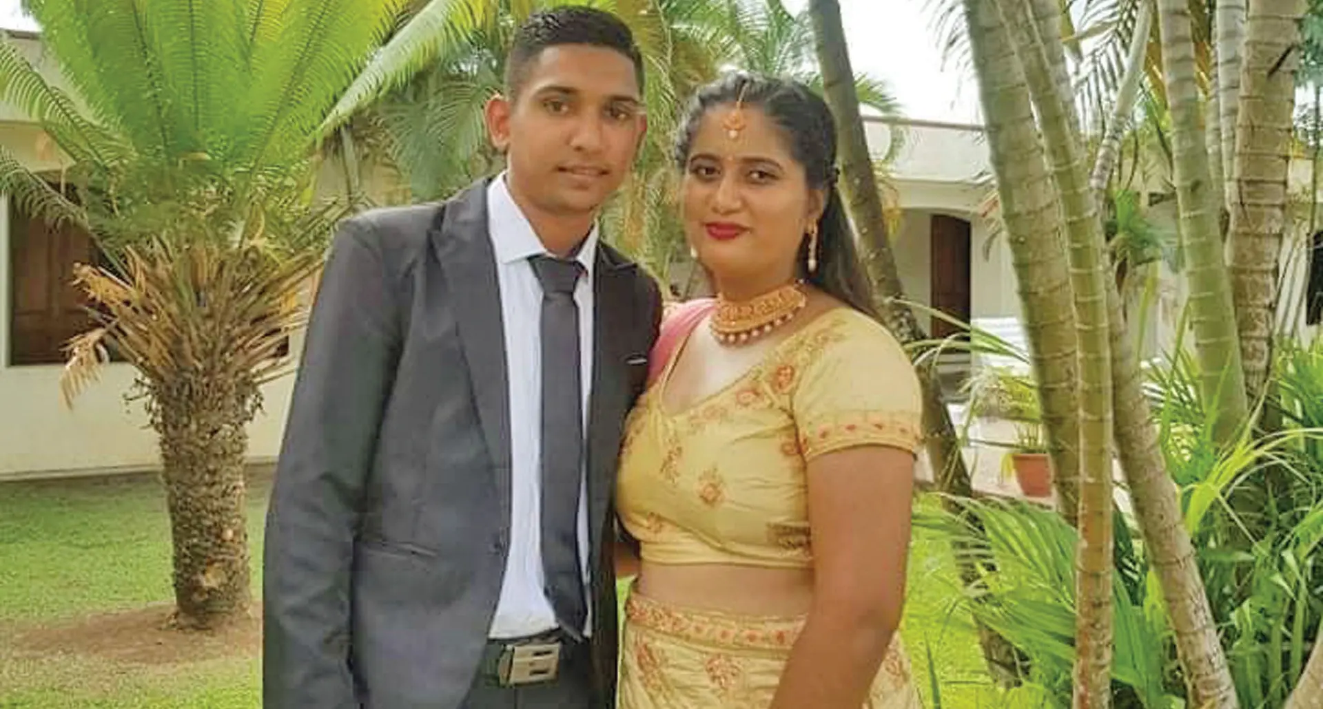 Star Labasa midfielder Ashnil Raju with his fiancee Shiwashni Lata in Labasa. They are getting married on November 28 and Raju has confirmed yesterday that he will not be playing in the Vodafone Fiji FACT tournament. 