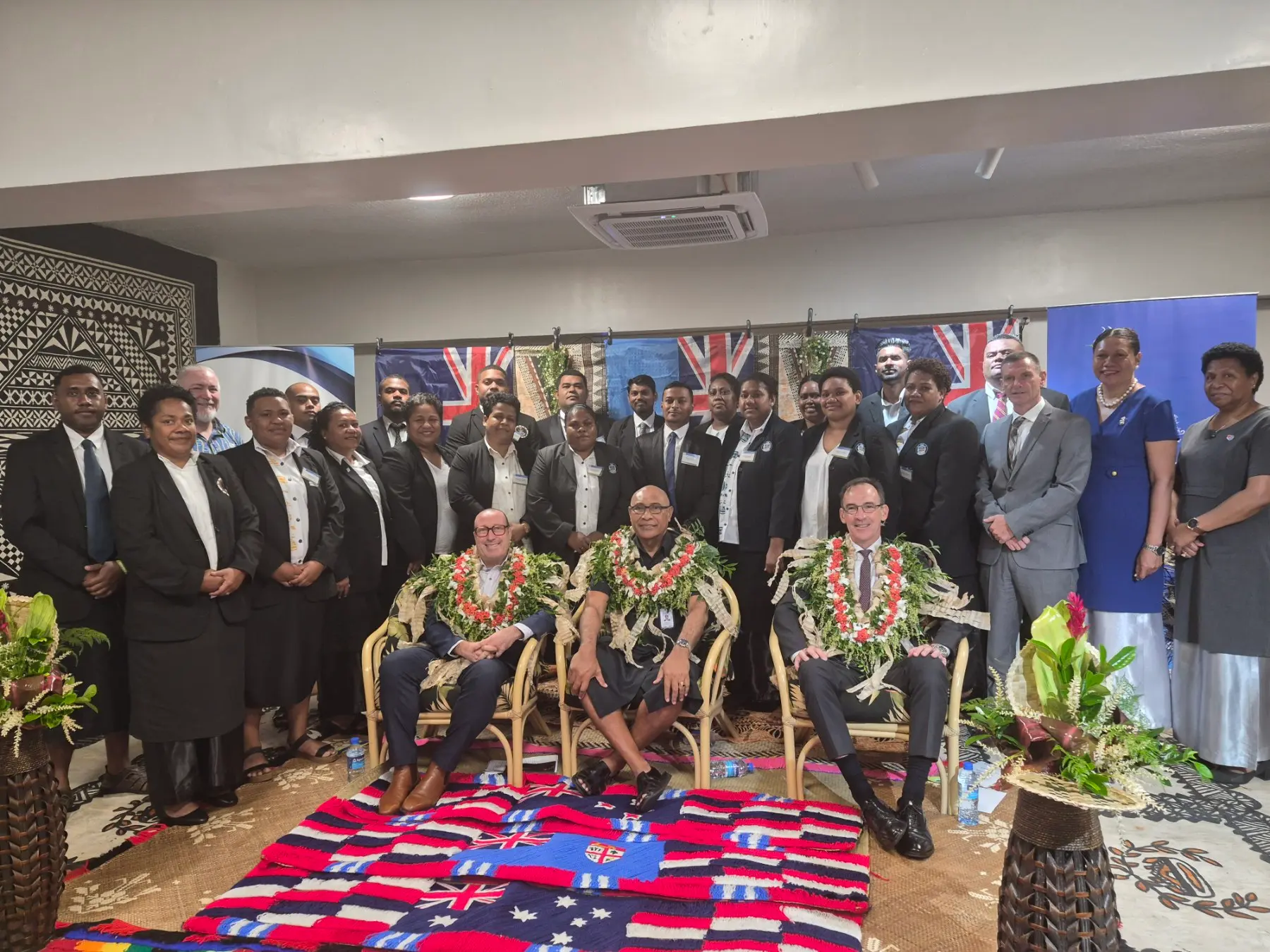 Participants of the new five-week induction programme at the Department of Immigration.
