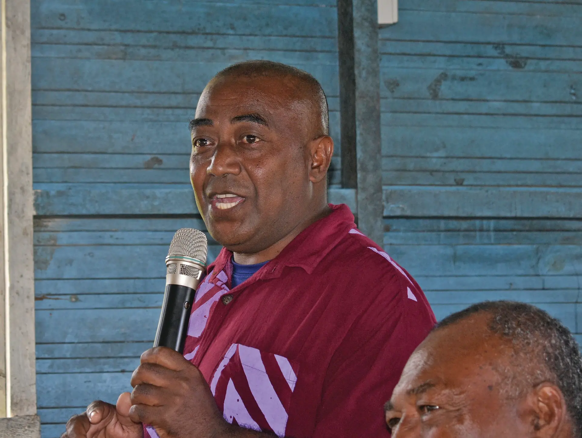 Tovulailai Village representative Simione Bulusaya.