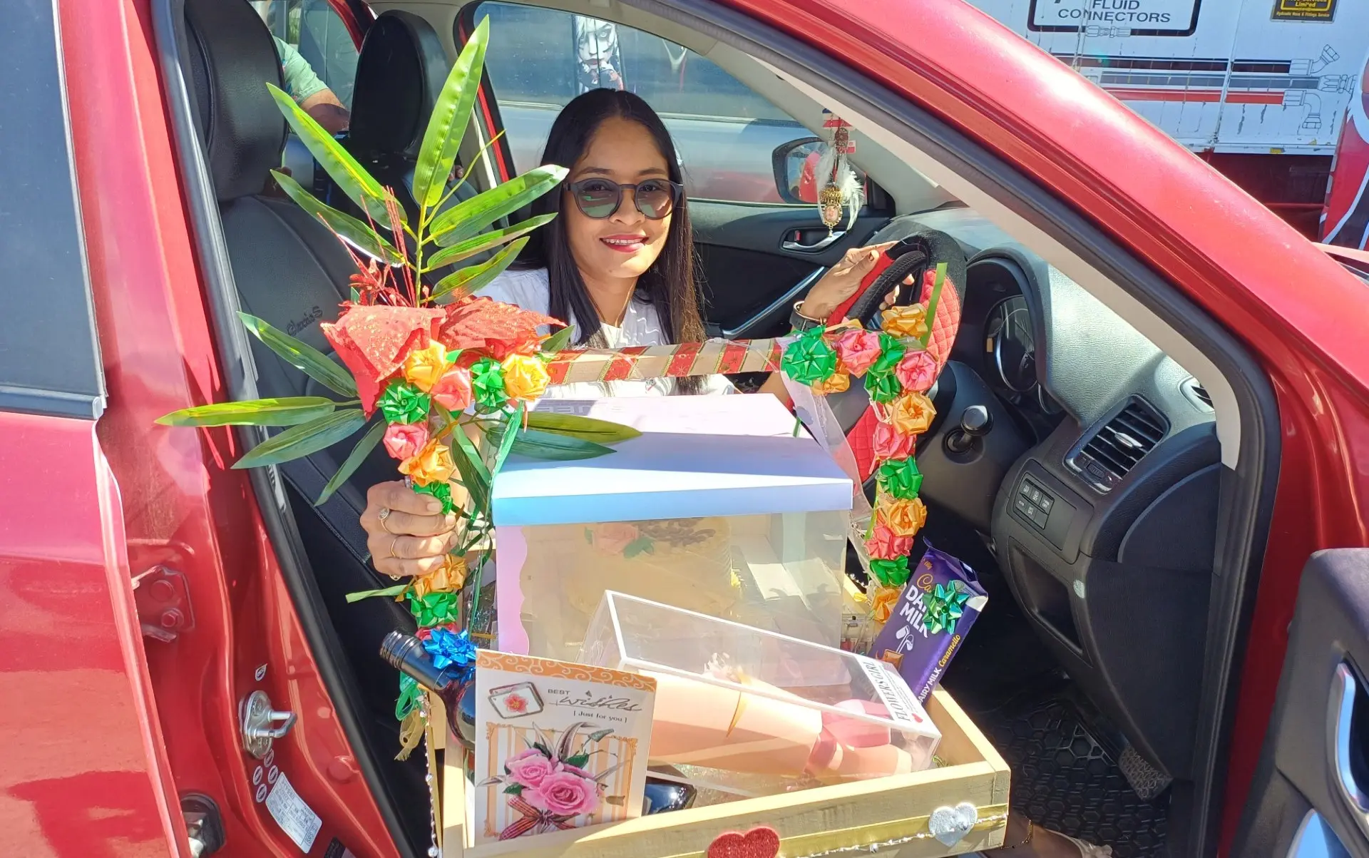 Aqeelah Bano, owner of Bano’s Creation Hamper in Labasa Town on August 14, 2026. Photo: Shratika Naidu