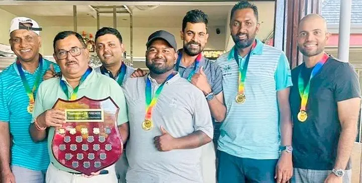 Team Bula Boys Nadi with the Shield. Photo: Waisea Nasokia