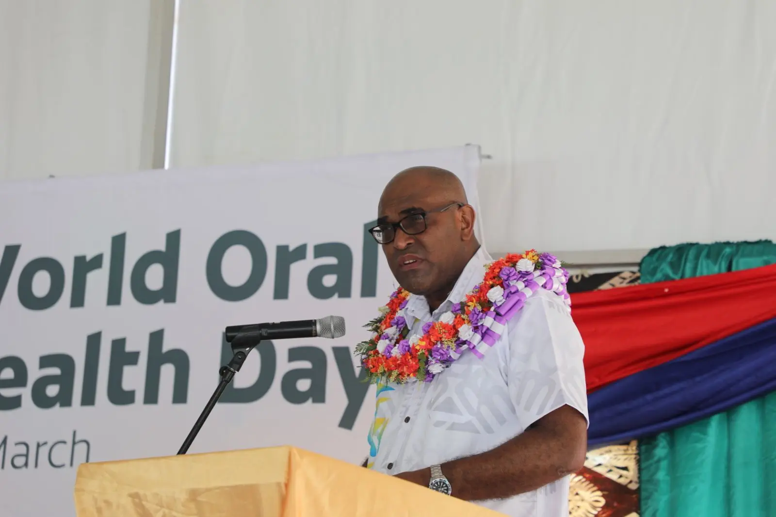 Minister for Health and Medical Services, Dr Ratu Atonio Rabici Lalabalavu. 