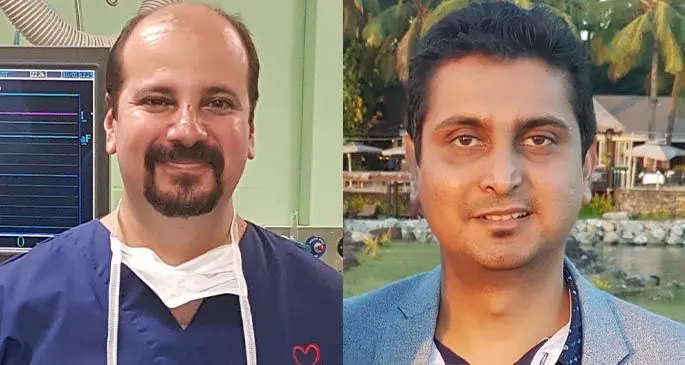 Dr Bharatvansh Bali and Dr Shahin Nusair.
