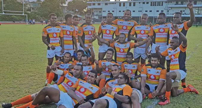 Ram Sami Nasinu rugby after their Vodafone Vanua Championship win against Macuata at Marist Brother High School ground in Suva on May 4,2019. Photo: Leone Cabenatabua