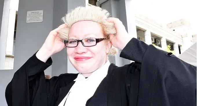 Laisa Ledua Bulatale following her admission as a Legal Practitioner by Chief Justice Anthony Gates on February 21, 2018. Photo: Ronald Kumar