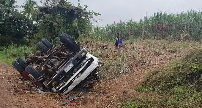 The truck which was driven by the deceased.
