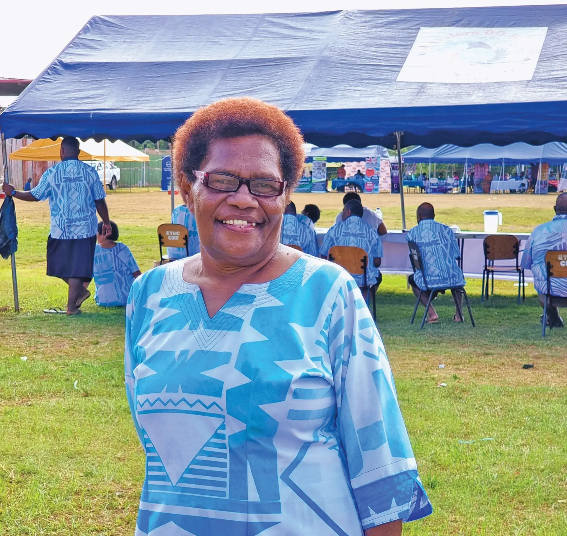 Nadogo district representative, Ranadiceve Raluna. 