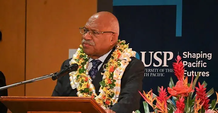 Prime Minister, Sitiveni Rabuka. Source: USP
