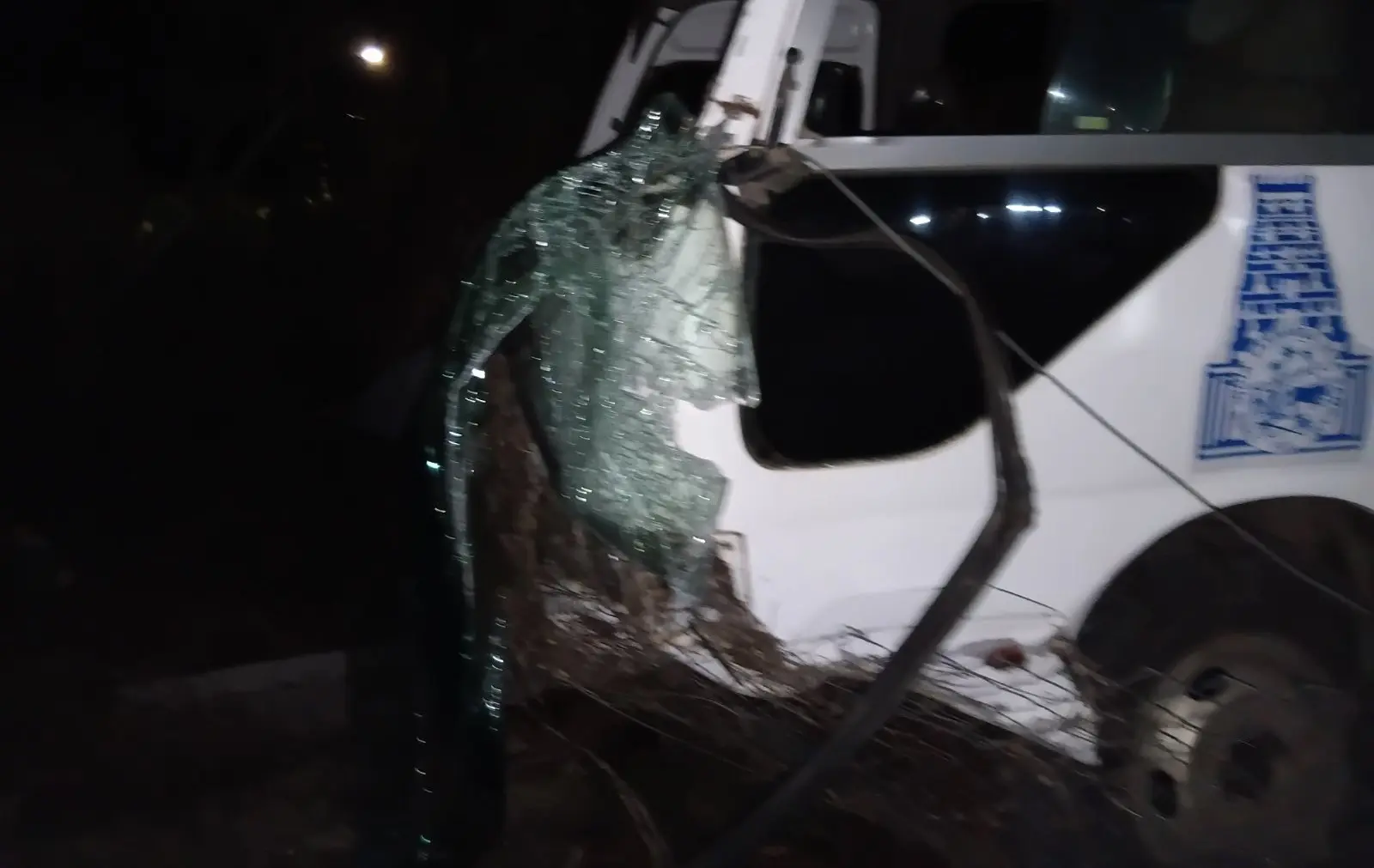 The Minibus that was involved in an accident at Vunivau, Labasa on June 10, 2026.
