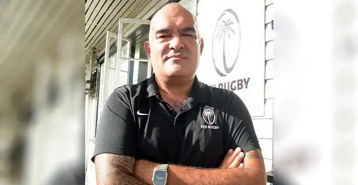 FIJI Water Flying Fijians head coach Simon Raiwalui. Photo: Ronald Kumar