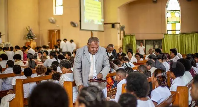 Members of the Centenary Church in Suva commemorating the resurrected of Jesues Christ in Suva as they celebrate Easter on the 4th April 2021. Photo: Leon Lord