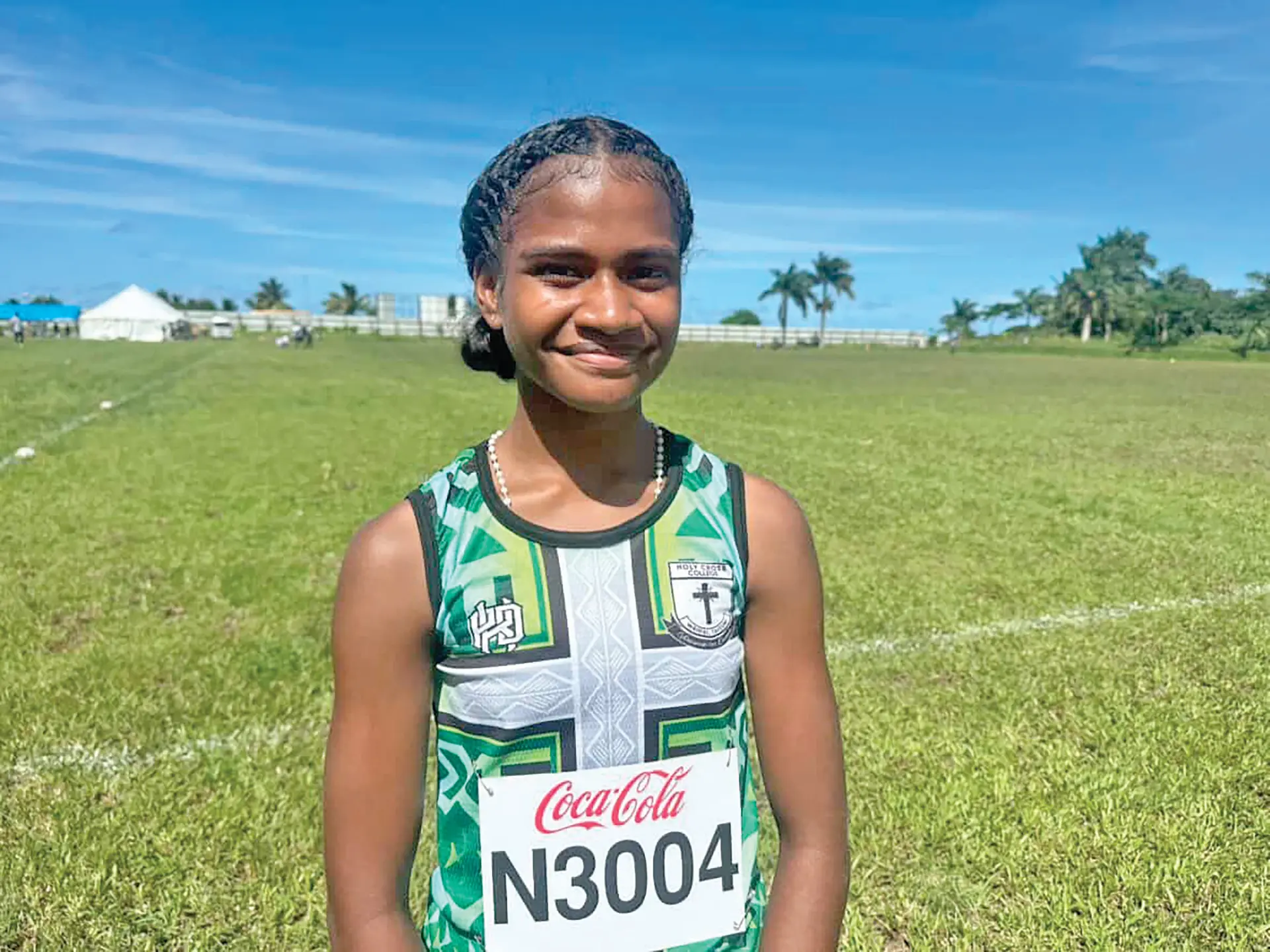 Maria Ramarama of Holy Cross College.