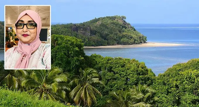Rashika Khatoon Dean. Photo: Luisa Lui. One the many scenic sections of the islands that make up Kadavu.
