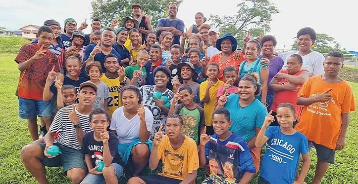 The New Methodist Christian Fellowership Youth Group Labasa Zone 1 youths, parents and church members were part of the Easter Friday Youth bonding sports day on April 7, 2023. Photo: Sampras Anand