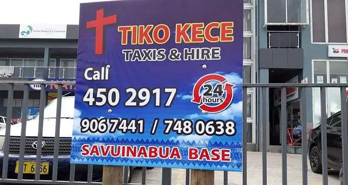 The new Tiko Kece & Hire new Savuinabua base in front of Nayans Supermarket in Nadera.