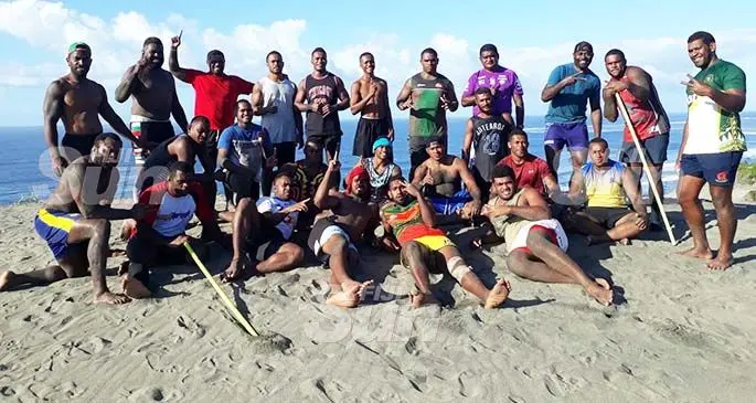 Ravaravo Rabbitohs after training at the Sigaoka sand dunes on January 23, 2020. Photo: Waisea Nasokia