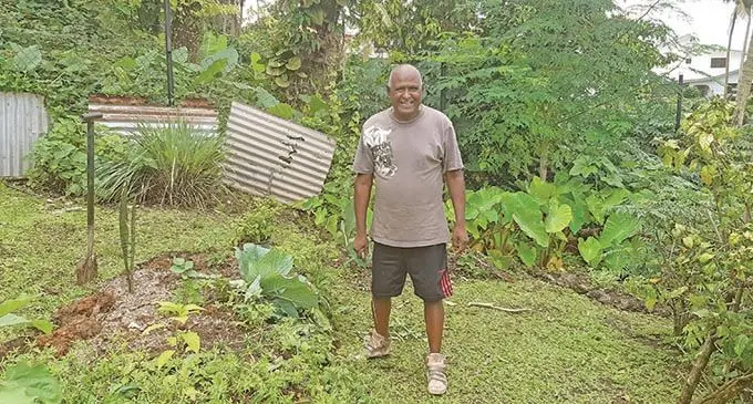 Bal Krishna lives a simple life at his home in Laucala Beach.  Photo: Shalveen Chand