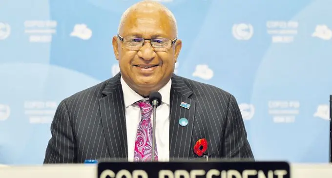 Prime Minister Voreqe Bainimarama will be the first person to stand up and oppose any move to take away the fundamental rights of the iTaukei. Photo: DEPTFO News