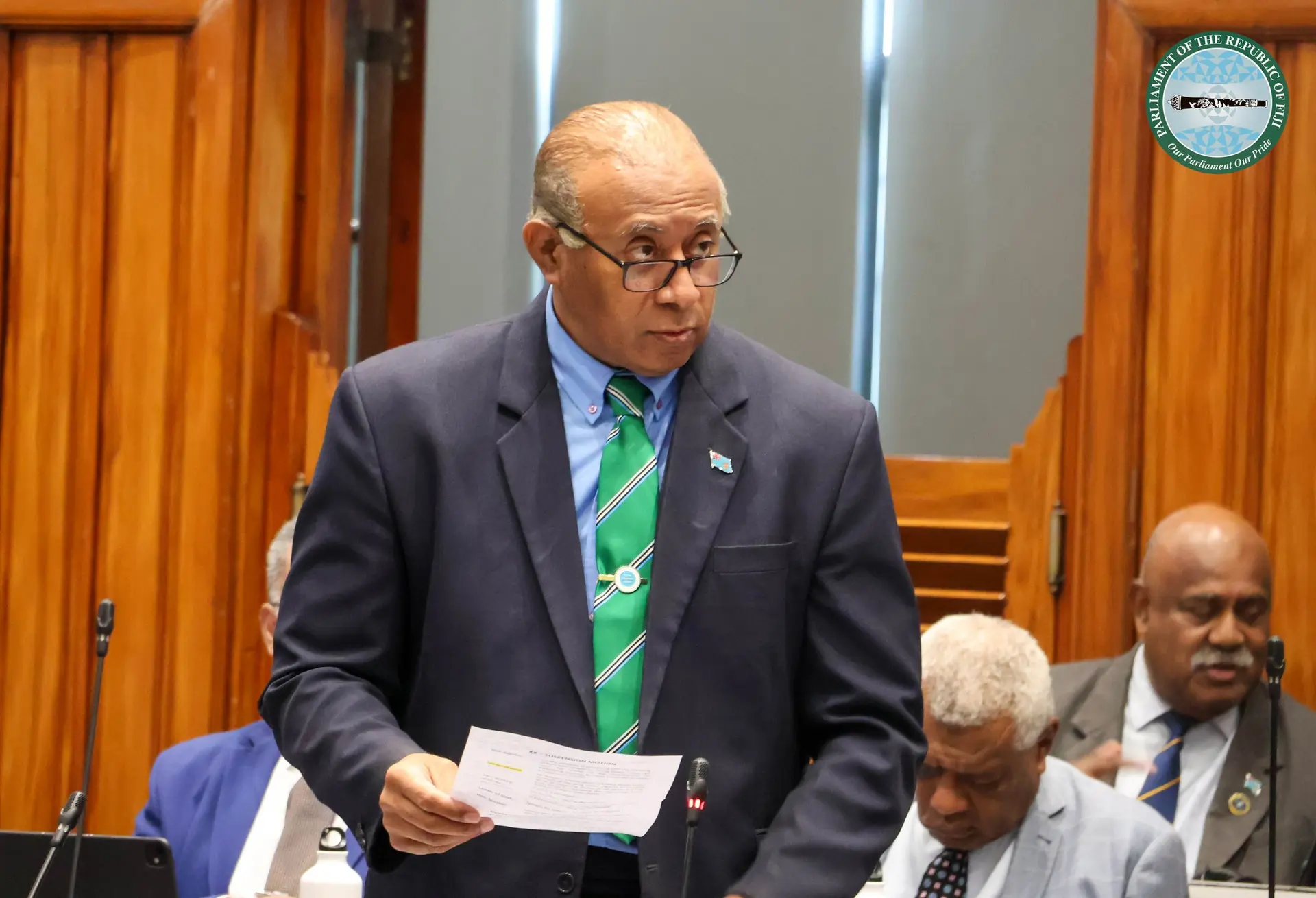Minister for Public Works, Meteorological Services and Transport Ro Filipe Tuisawau