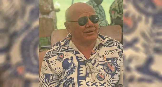 SODELPA leader Viliame Gavoka.